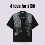 [4 for $100] oversize graphic tee