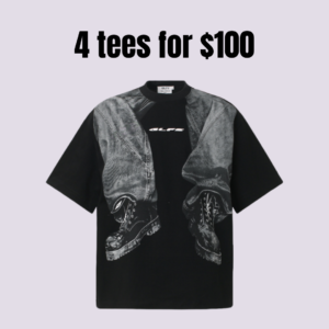 [4 for $100] oversize graphic tee